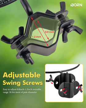 iBorn durable bird feeder station ready for outdoor placement