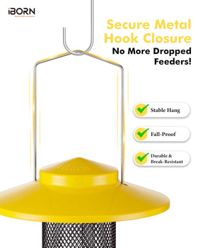 0.6 cm mesh designed for small birds like finches