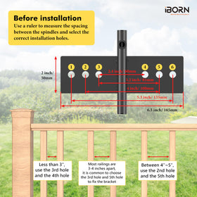 iBorn supports large feeders or planters without bending.