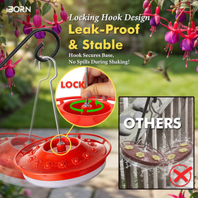 iBorn 14 red flower ports energize the garden with activity