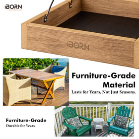 iBorn Platform Bird Feeder Tray ROHS safety and recyclable materials.