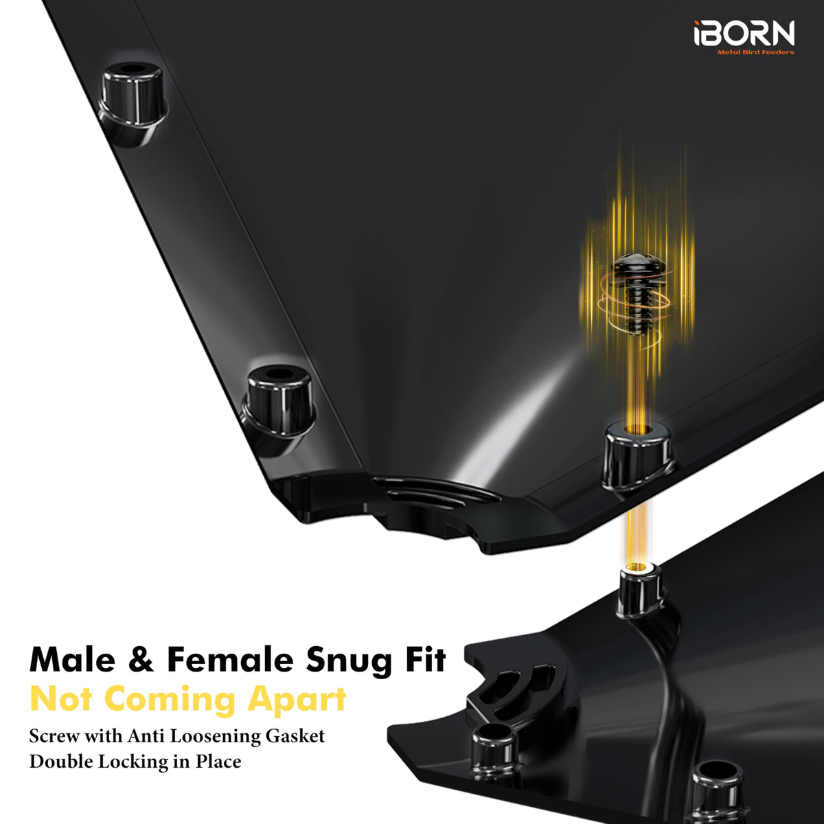 iBorn Squirrel Baffle includes a 3-year guarantee and support.