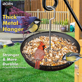 iBorn Sturdy construction withstands wind and sun for lasting outdoor performance.