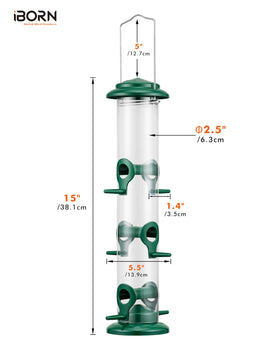 iBorn transparent seed compartment makes monitoring supplies simple