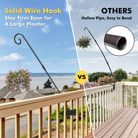 iBorn deck hook viewed from indoors provides visible bird watching.