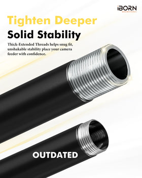 iBorn wind-resistant pole design withstands storms while keeping birds visiting