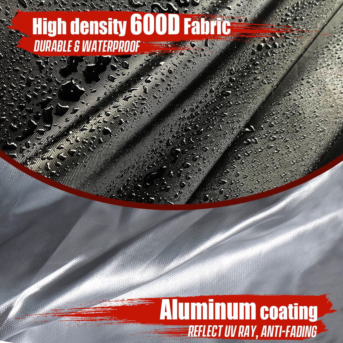 IC ICLOVER 600D Oxford fabric cover withstands rain and wind for year-round guarding.