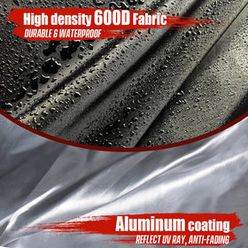 IC ICLOVER 600D Oxford fabric cover withstands rain and wind for year-round guarding.