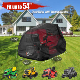 IC ICLOVER mower cover with UV protection enhances sun shield and engine cooling.