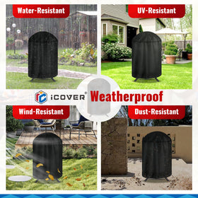 iCOVER ideal protection for Weber, Brinkmann and similar round grills