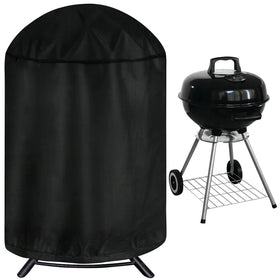 iCOVER round grill cover showing 29 inch diameter and 38 inch height for versatile protection