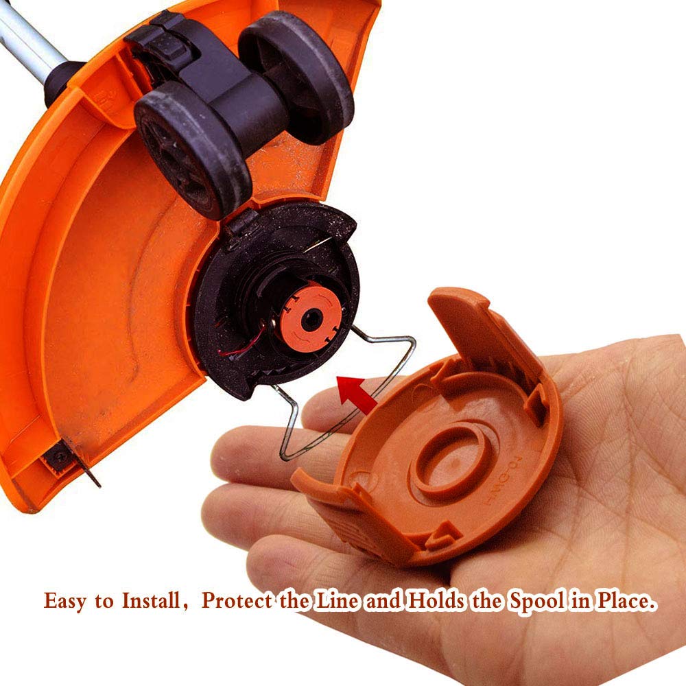 Iceyyyy GT spool cap snap-on design enables tool-free installation.