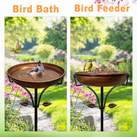 iCHKED 12-inch diameter bath provides a compact water source for birds
