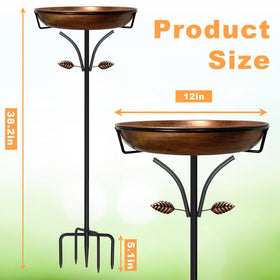 iCHKED removable bowl bird bath for quick cleaning and refilling