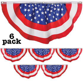 Iconikal flag banner bunting full fan for versatile indoor and outdoor display.