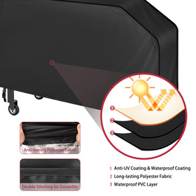 iCOVER 36 inch griddle cover with drawstring closure