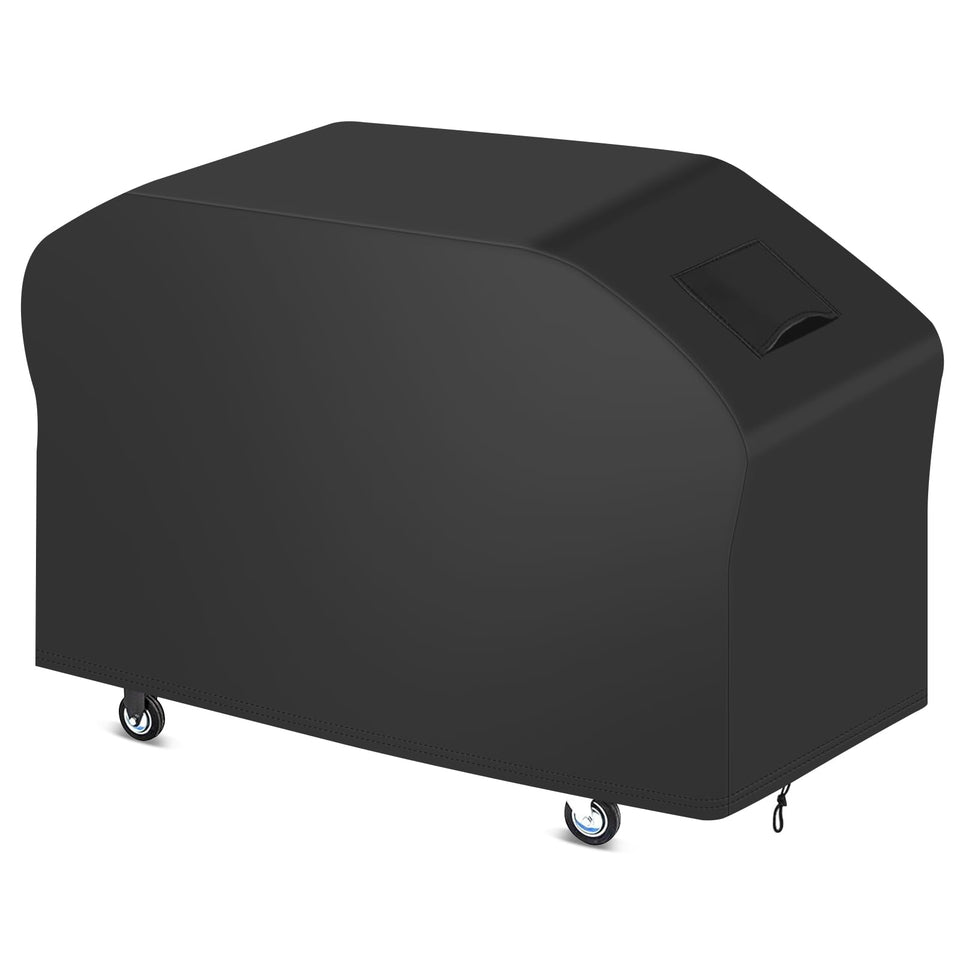 iCOVER 5482 griddle cover on hooded Blackstone griddle protects from weather