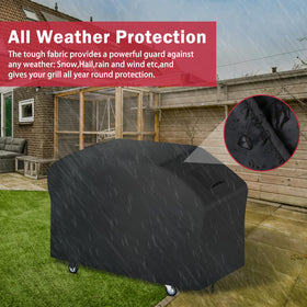 iCOVER 5482 snug-fit drawstring secures cover against wind