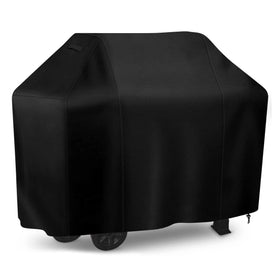 iCOVER 65 inch grill cover shows exact dimensions for a snug outdoor fit