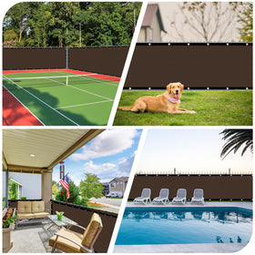 iCover 4x50ft privacy screen design with air flow