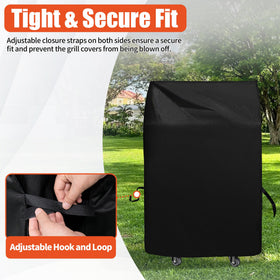 iCOVER all-weather grill cover shields against dust, rain, and snow