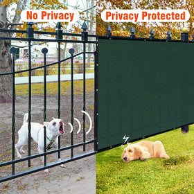 iCover compatible with wire, wooden palisade, and chain-link fences