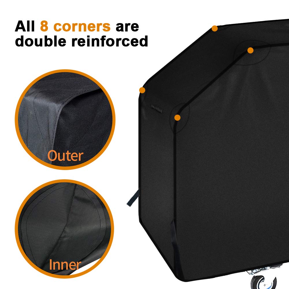 iCOVER double-padded handles enable easy on/off between grilling sessions.