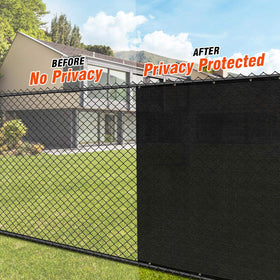 iCover fence privacy screen reinforced bindings for long-lasting installation