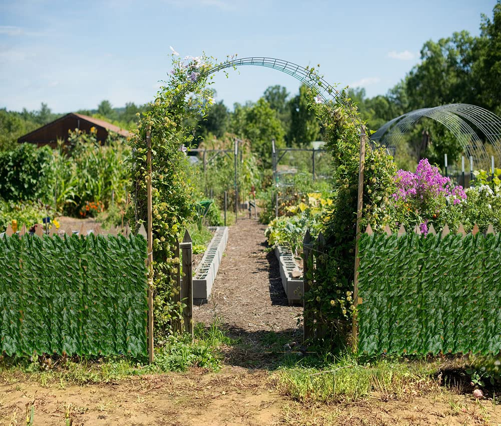 i COVER decorative faux greenery for fences, doors, or walls