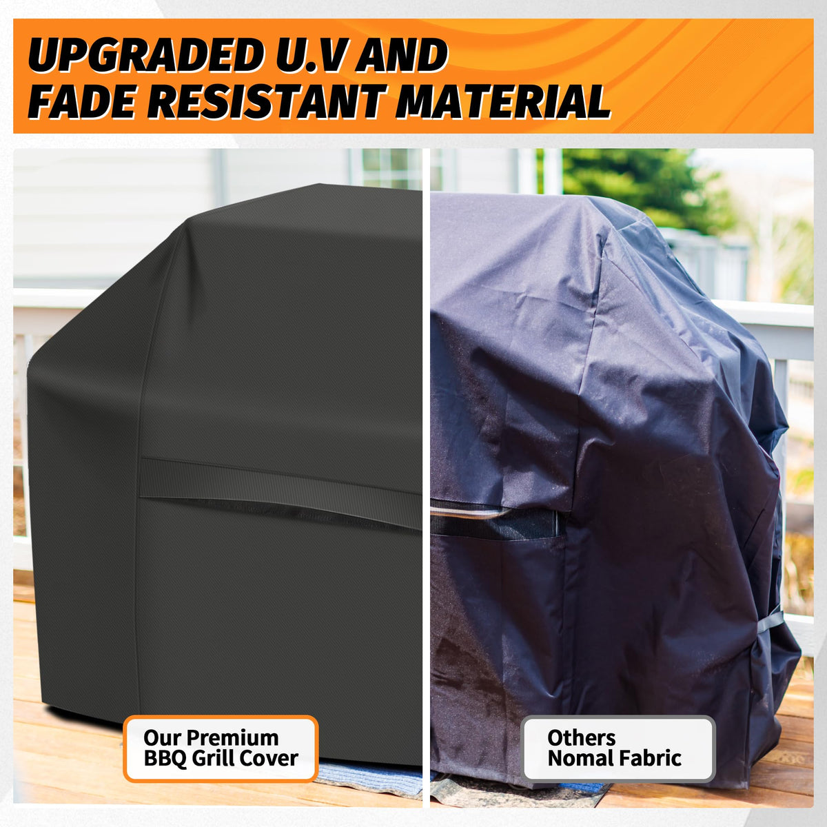 iCOVER all-weather durability with reinforced stitching for year-round protection
