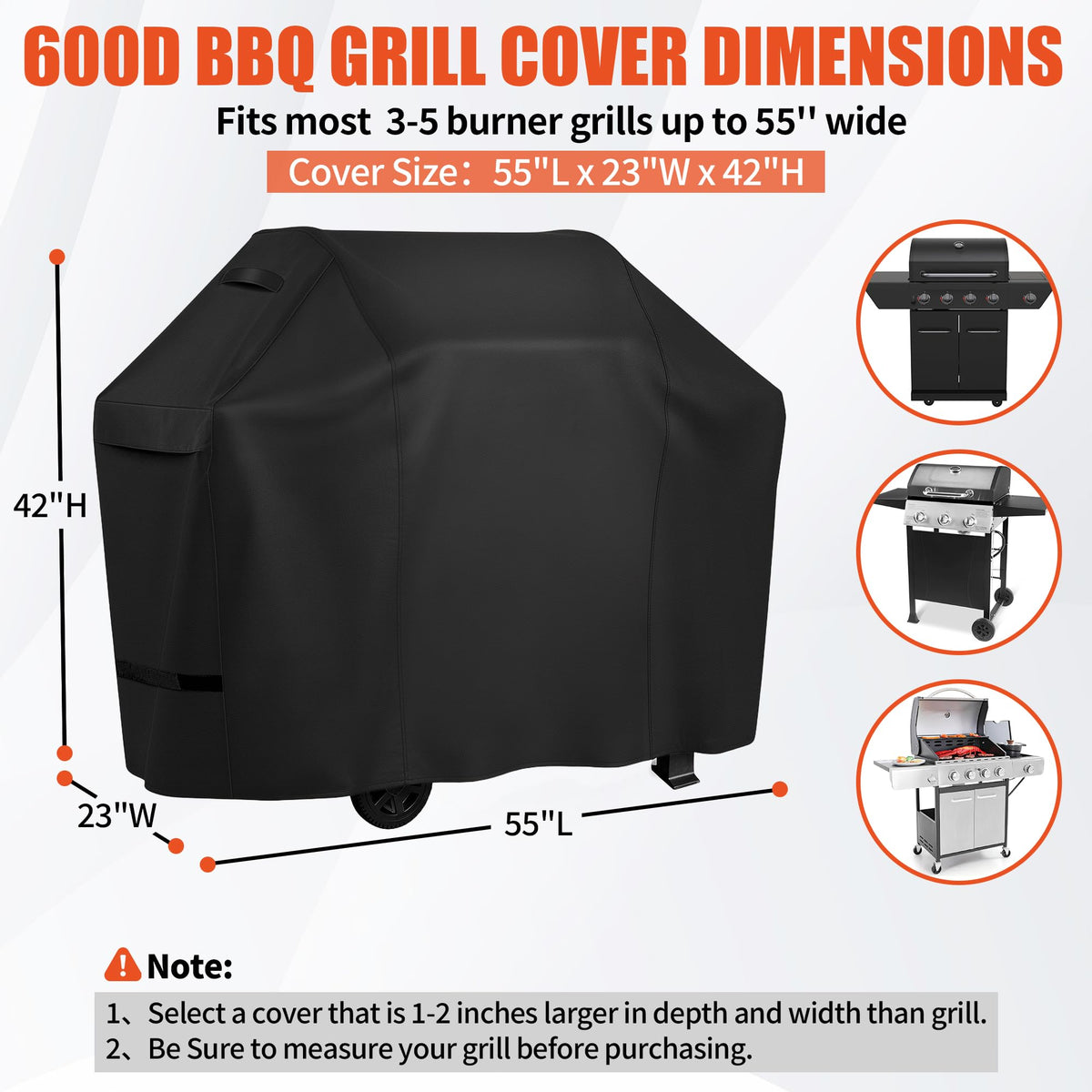Heavy-duty 600D fabric with waterproof coating shields against rain and fading.
