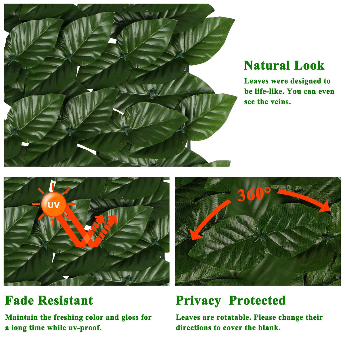 i COVER ivy panel assembly with snap-hooks for easy installation