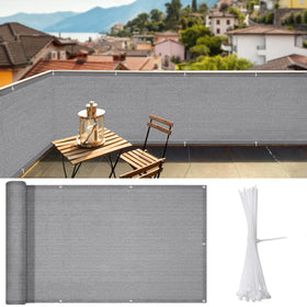 iCover privacy screen on balcony showing private, breathable cover