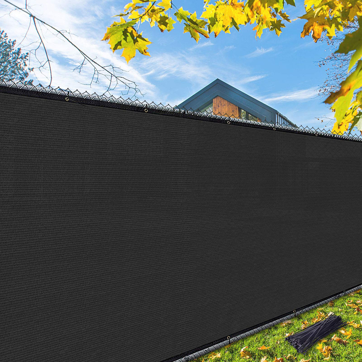 iCover privacy screen fence 5x25ft blocks view while remaining breathable
