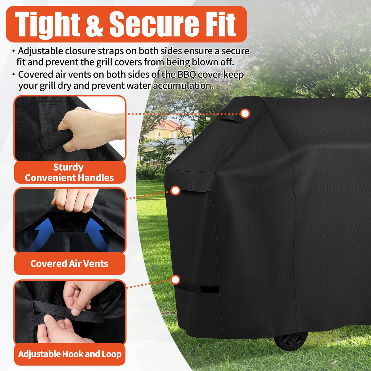 iCOVER built-in air vents promote airflow and prevent moisture buildup