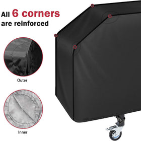 iCOVER UV-resistant fabric on 36-inch griddle cover