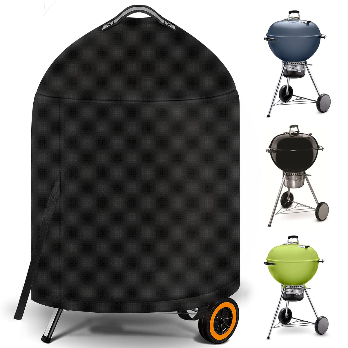 i COVER Weber 22 inch kettle grill cover with waterproof protection for outdoor cooking