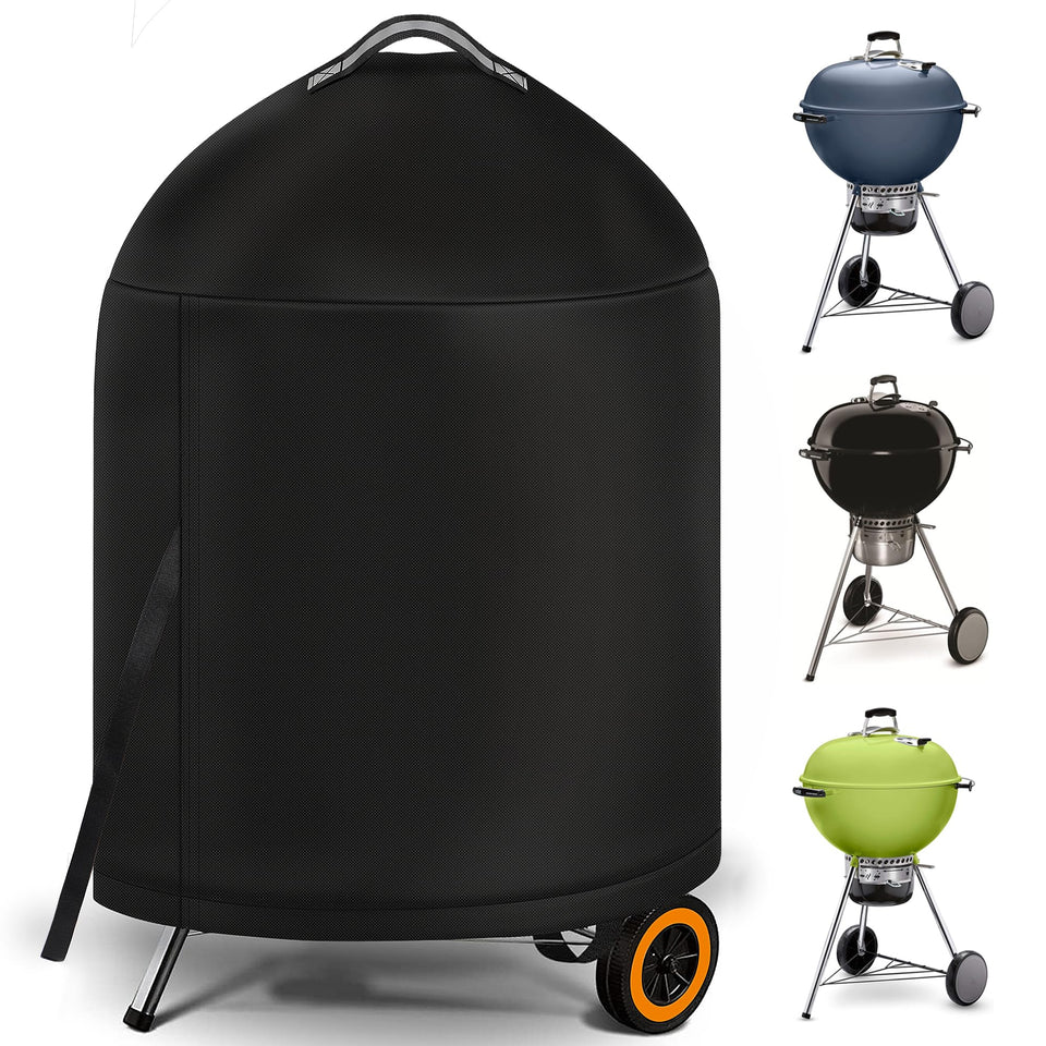 i COVER Weber 22 inch kettle grill cover with waterproof protection for outdoor cooking