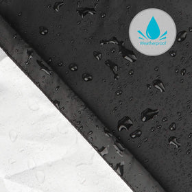 iCOVER wind-resistant feature prevents cover from blowing away.