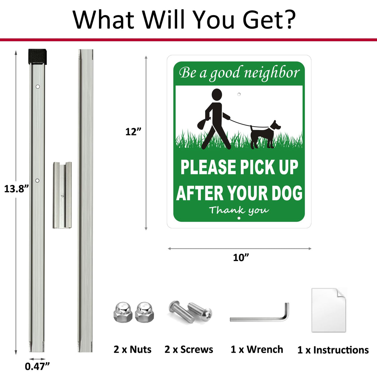 i-CowFun aluminum sign withstands outdoor use in all seasons