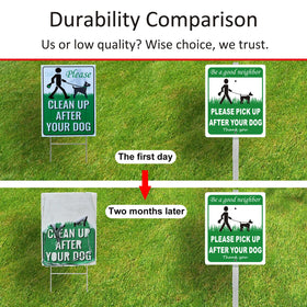 i-CowFun weather-resistant finish protects color and legibility in outdoor conditions