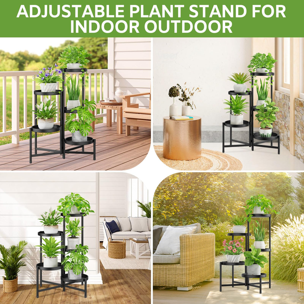 iDavosic.ly large trays support heavier pots while keeping plants secure.