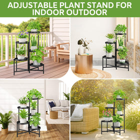 iDavosic.ly large trays support heavier pots while keeping plants secure.