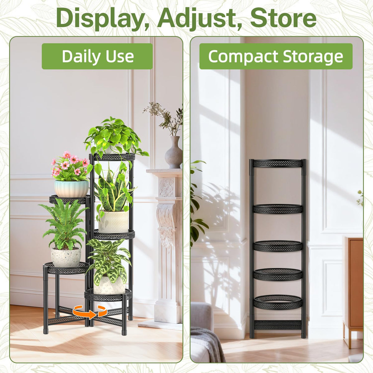 iDavosic.ly modern black finish complements any décor