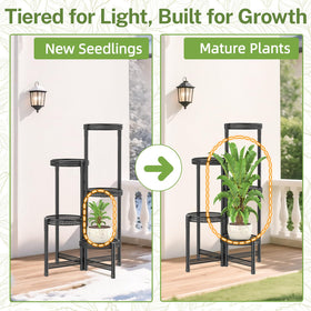 iDavosic.ly tiered design for growing plant displays in small spaces