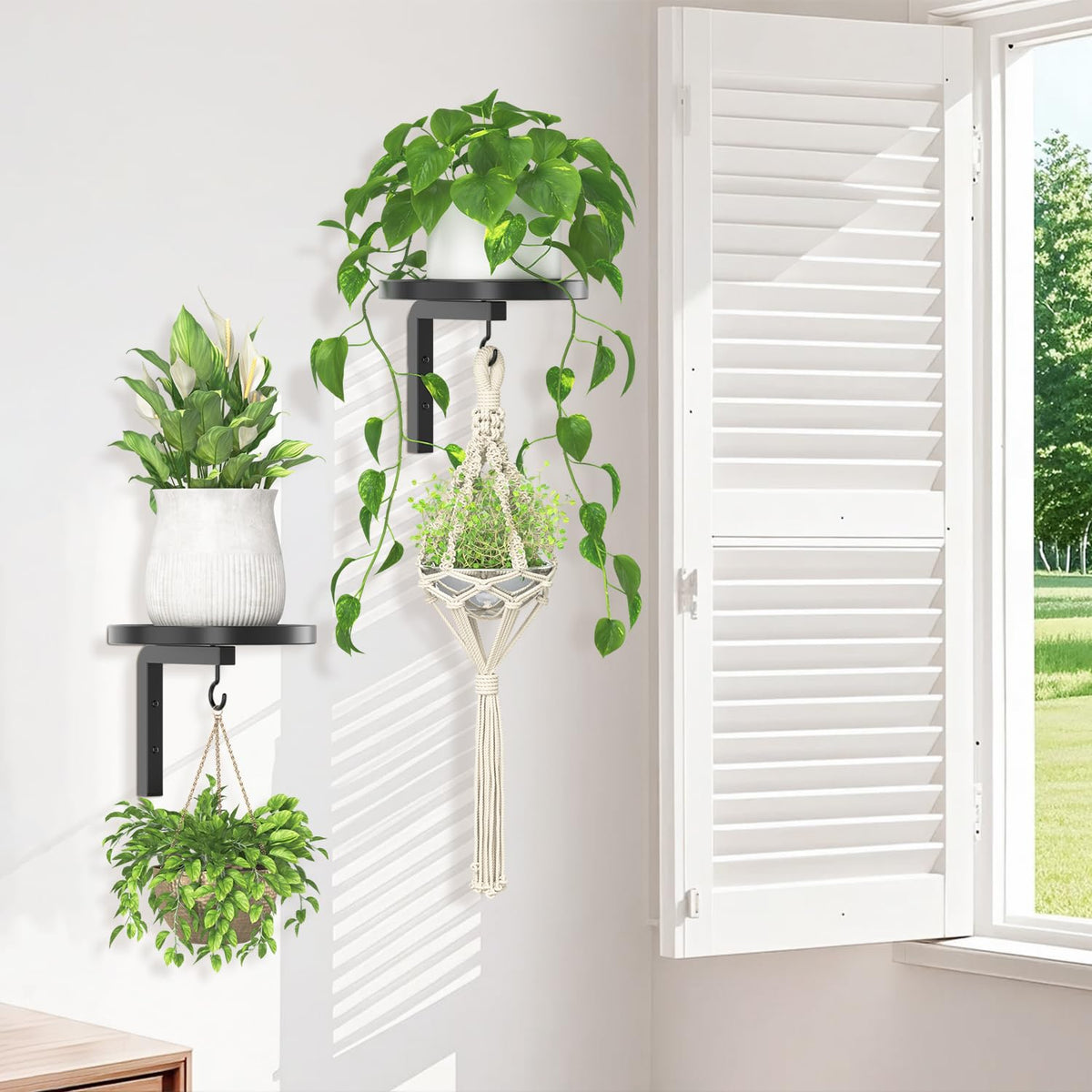 iDavosic.ly space-saving wall mount frees floor space in small rooms