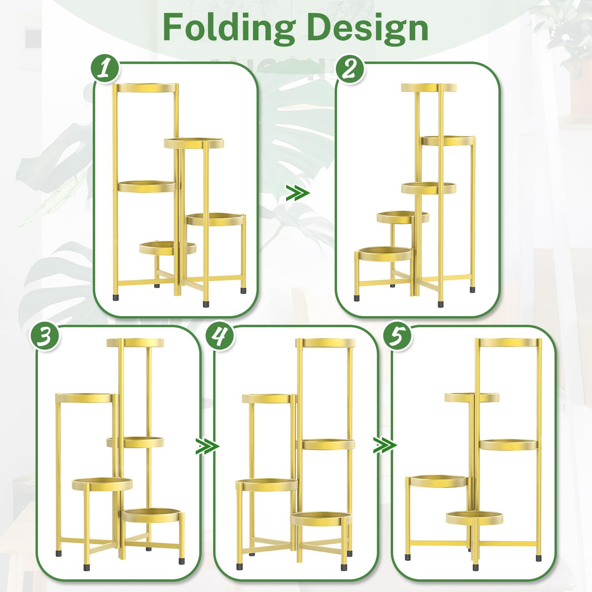idavosic plant stand color options match different decor styles.