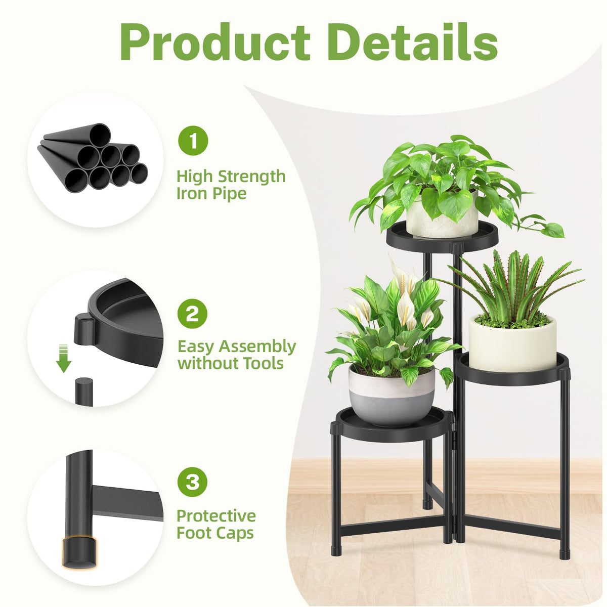 iDavosic.ly foldable design eases storage when not in use