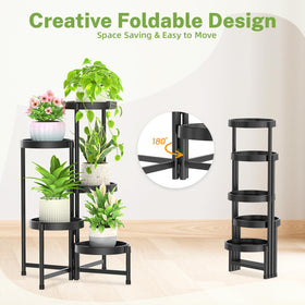 iDavosic.ly robust iron pipes plant stand provides sturdy support for greenery
