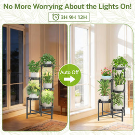 iDavosic.ly sturdy all-iron construction supports multiple plants securely